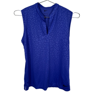Nike Dri fit Purple‎ Leopard Print Sleeveless Tank Top Small